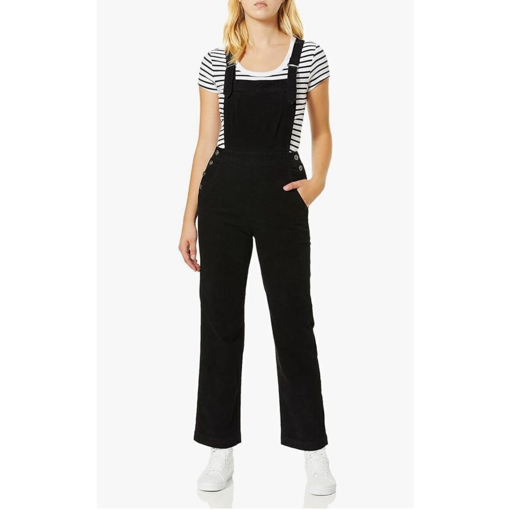 AG Adriano Goldschmied Courdoroy Gwendolyn Straight Leg Overall Women’s Size M